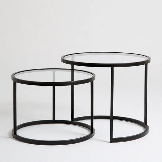 Table basse aux lignes épurées, coloris gris